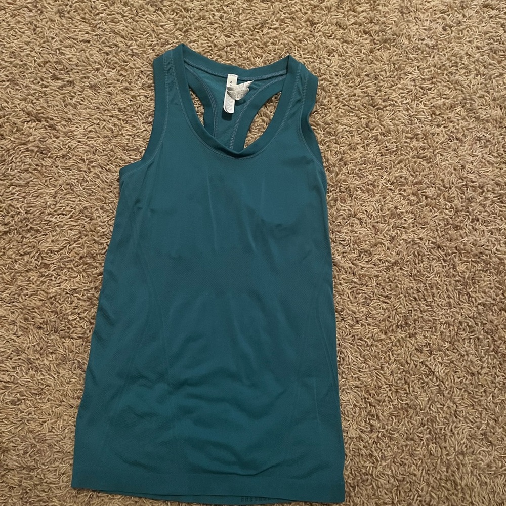 teal athleta tank